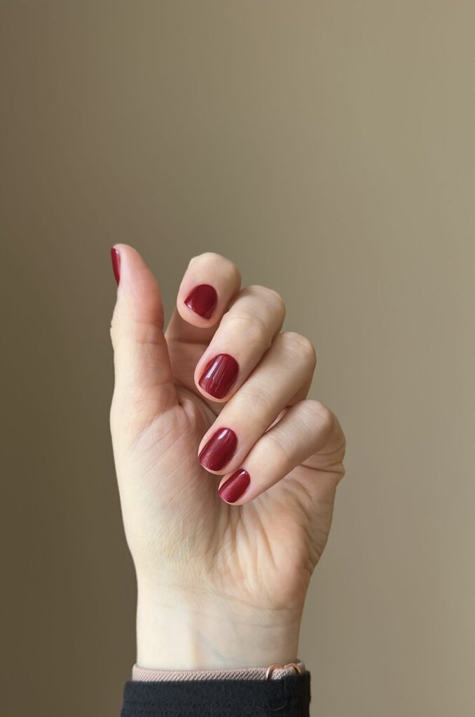 Rød manicure med glans – holdbar og elegant neglelak